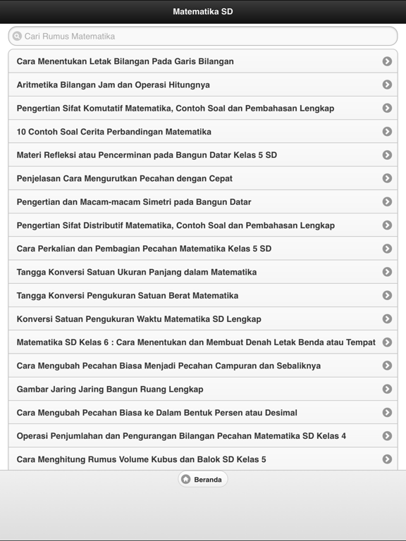 Screenshot #5 pour Rumus Matematika Lengkap