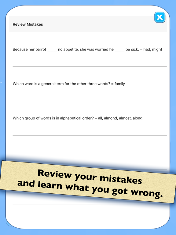 English Language Arts 3 & 4 iPad screenshot 5 - Education app