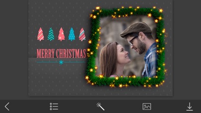 Holiday Xmas Photo Frame - Picture Editorのおすすめ画像1