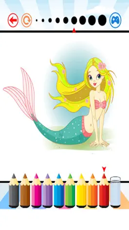 Game screenshot Mermaid Animal Coloring Book - for Kids mod apk