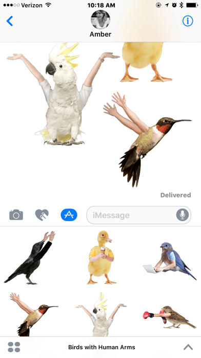 Screenshot #3 pour Birds with Human Arms