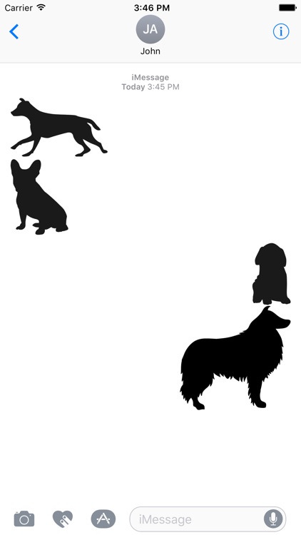 Dog Shadow Sticker screenshot-4