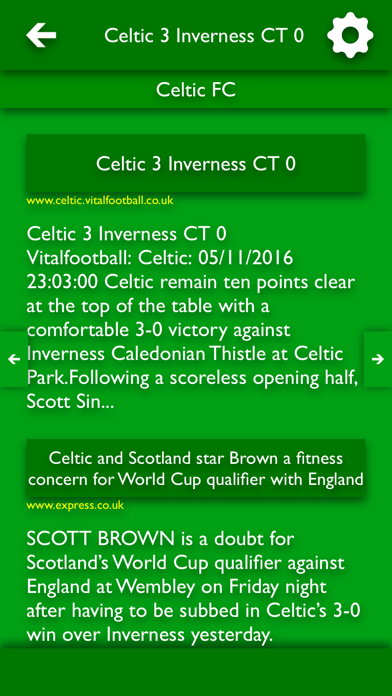 Screenshot #3 pour All The News - Celtic FC Edition