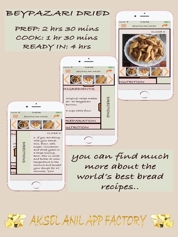 Ekmek Tarifleri - Bread Recipes iPad screenshot 4 - Food & Drink app