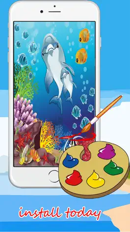 Game screenshot ! Little Mermaid Princess Coloring Pages Therapy mod apk