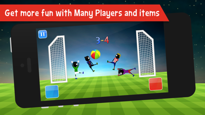 Stickman Soccer Physics - Fun 2 Player Games Freeのおすすめ画像2