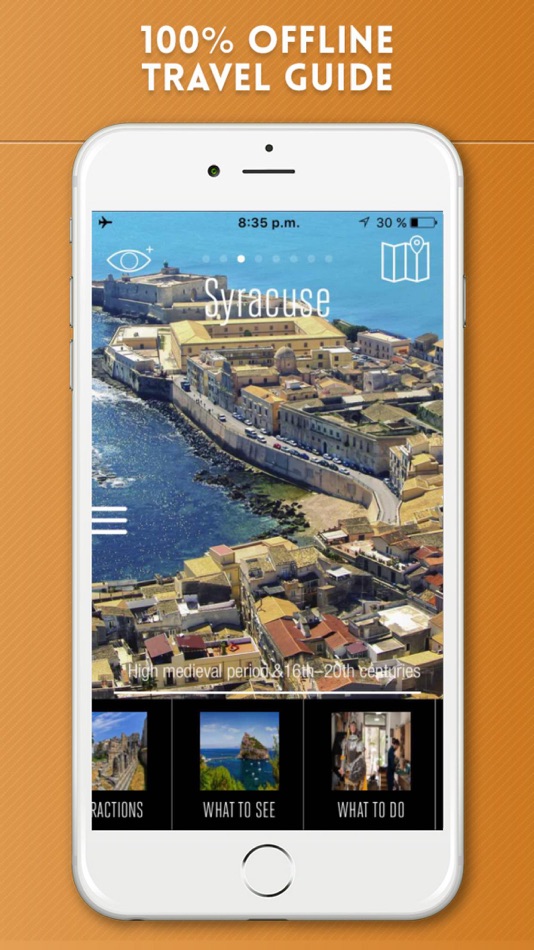 Syracuse Travel Guide with Offline City Street Map - 1.1 - (iOS)