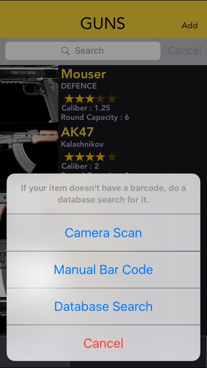 SnapCollect - Gun, Firearm Collecting Manager