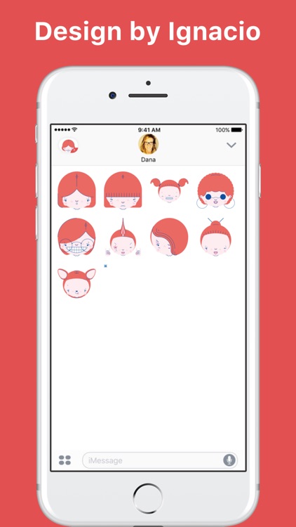 Hairstyle Mood! stickers for iMessage