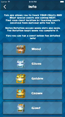 Game screenshot Chest Tracker for Clash Royale - Chest Circle hack