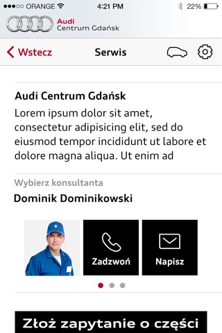 Audi Centrum Gdańsk screenshot 3