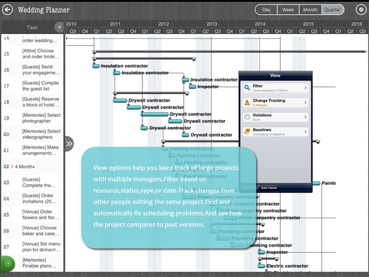 Project Management - MS Gantt Chart & Task Planner screenshot-4