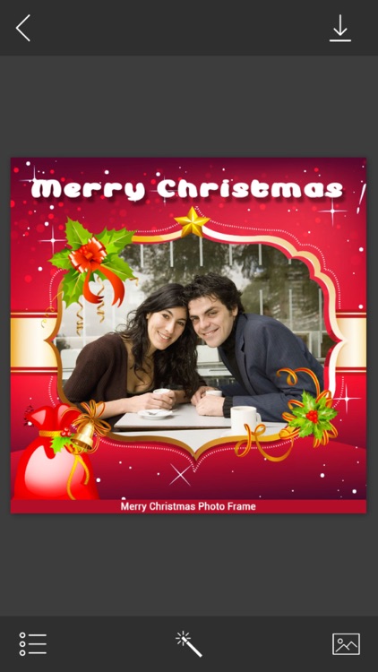 Holly Jolly Christmas Picture Frame - Picture art