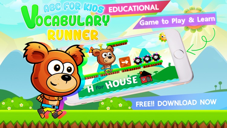 ABC Vocabulary Runner For Kids screenshot-3