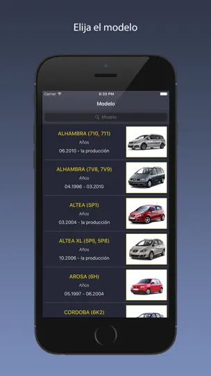 Captura de pantalla de TechApp Para SEAT en iPhone 1