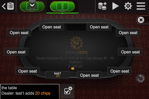 Royaloddspoker screenshot 3