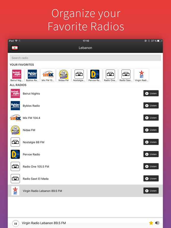 Screenshot #5 pour Radio Liban - Radios Lebanon - Radio LEB FREE