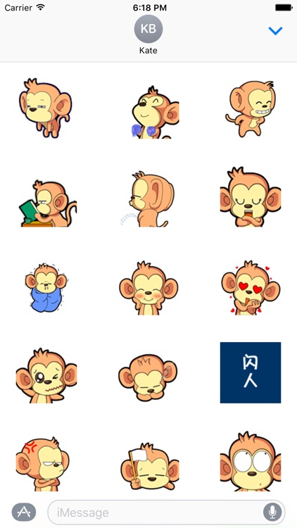 Naughty Monkey Sticker Pack