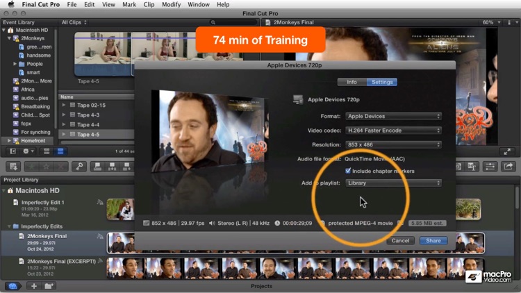 Course For Final Cut Pro X - Exporting and Sharing screenshot-4
