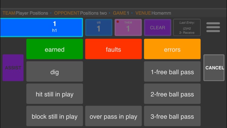SoloStats Live Volleyball