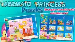 mermaid princess puzzles: puzzle games for kids iphone screenshot 2