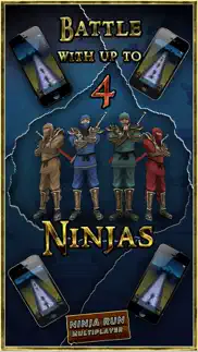 ninja run multiplayer: real fun racing games 2 iphone screenshot 2