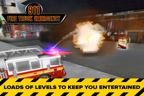 911 Emergency Fire Truck 3D screenshot 4