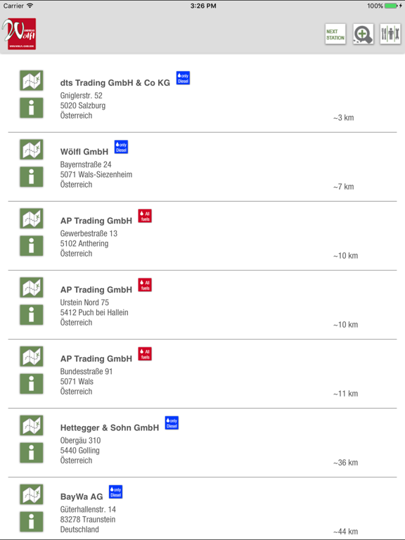 Screenshot #4 pour TankstellenFinder