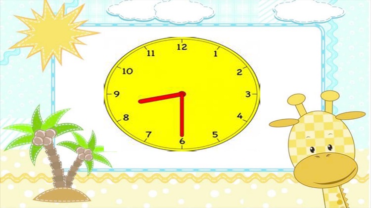 Tell the Time - Baby Learning English Flash Cards