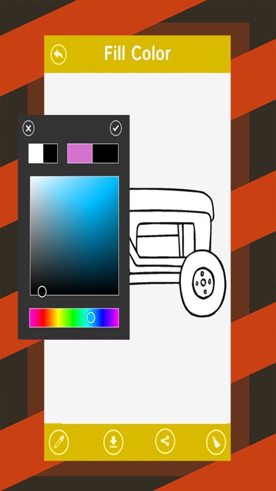 Screenshot #2 pour Dream Car Coloring Book - Toddlers Painting Pages