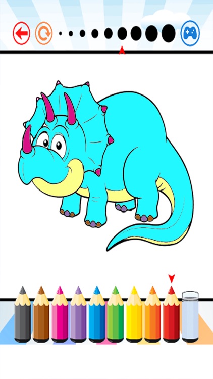 Dinosaur Coloring Book - Dino Paint for Kids screenshot-3