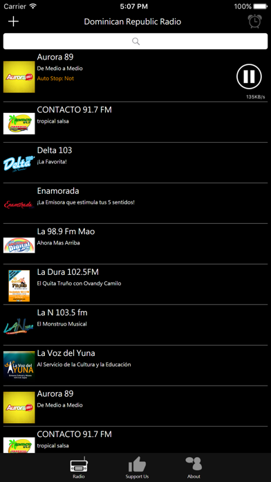Dominican Radio iPhone screenshot 2 - Entertainment app