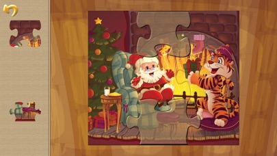 Happy Christmas Time with Santa Claus, Snowman, Elf, Reindeer Jigsaw Puzzles: Fun Educational Game for Kids and Toddlers screenshot 4