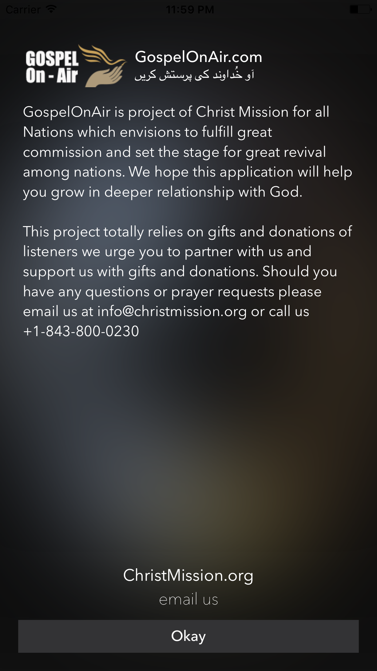 GospelOnAir screenshot 5