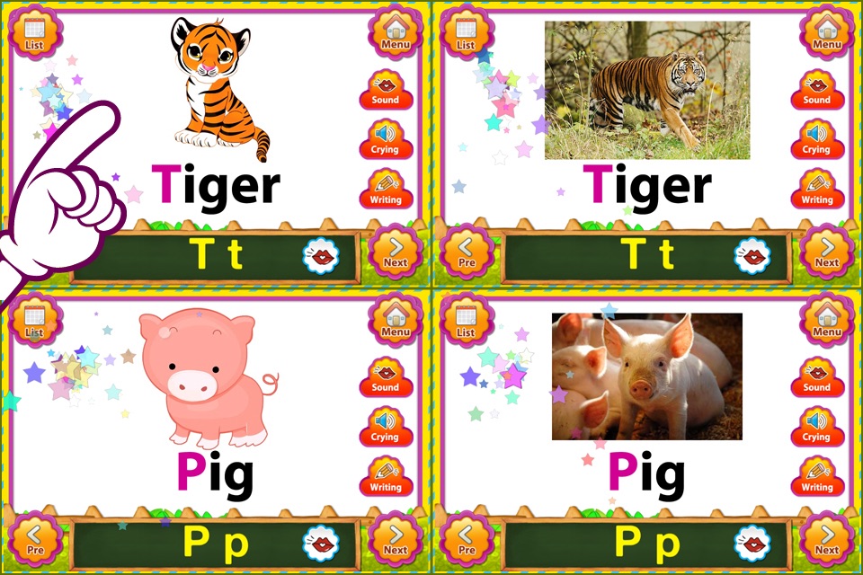 ABC Animal English FlashCards screenshot 2