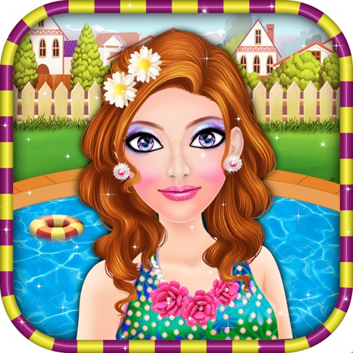 Pool Party Makeover Salon - Girls Games for kids icon