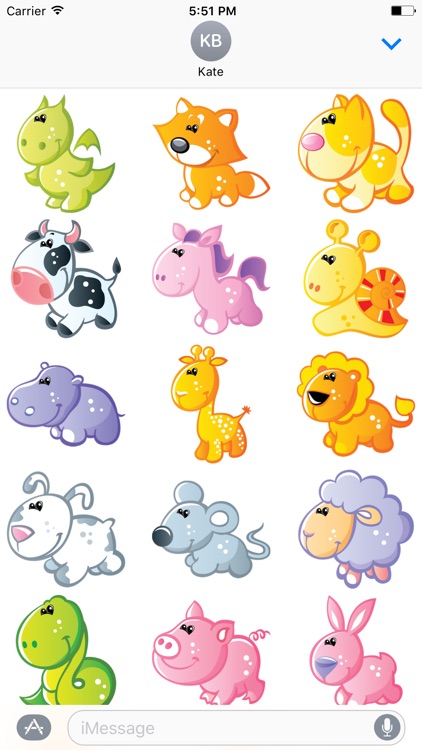 Cute Animals Sticker - DHS Pack 02