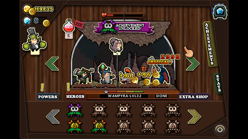 #4. Tap Heroes - Idle Clicker (iOS) 由: VaragtP Studios AB