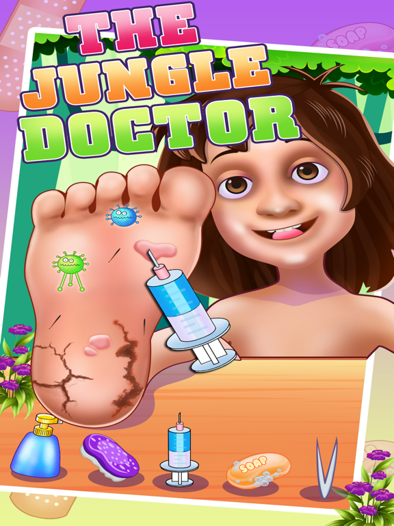 The Jungle Doctor: Foot spa hospital game for kidsのおすすめ画像5