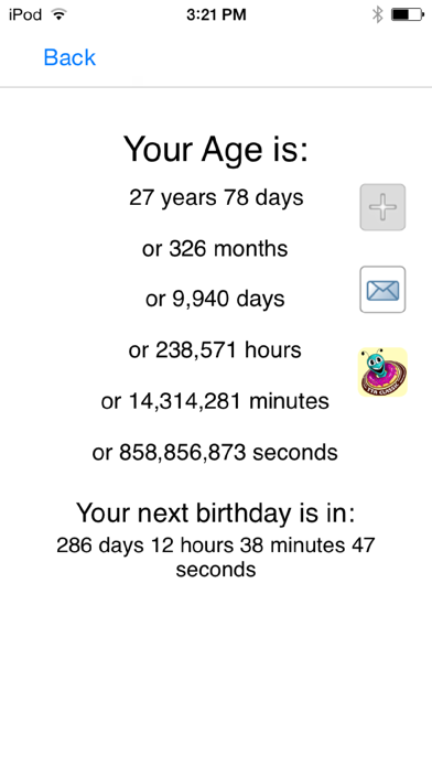 Age Calculator Original Pro Screenshot