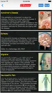 neurology - understanding disease iphone screenshot 2