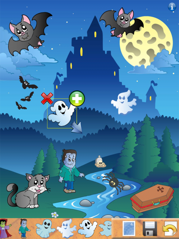 Halloween Sticker Book iPad screenshot