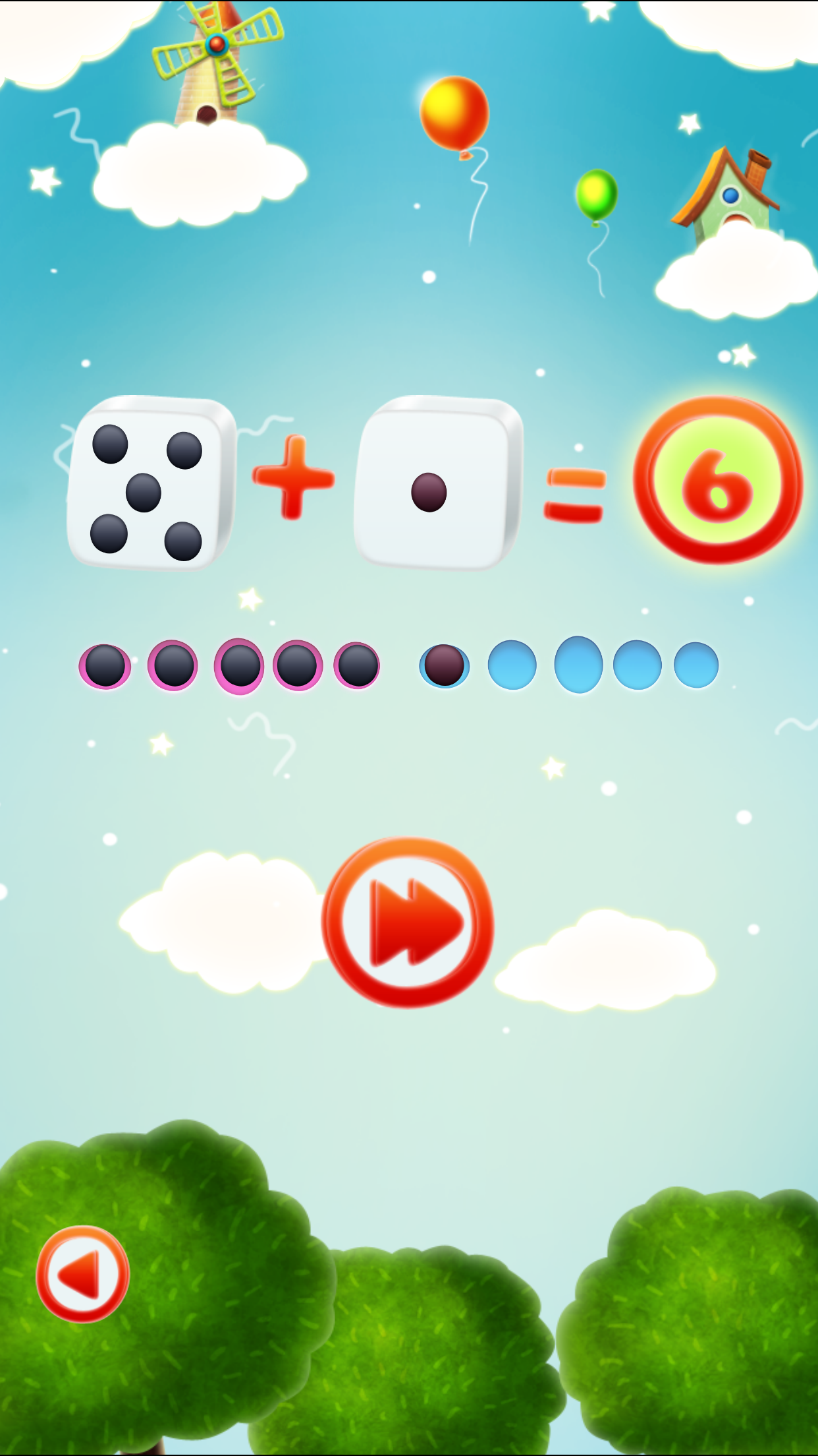 1+1 Dice lite screenshot 2