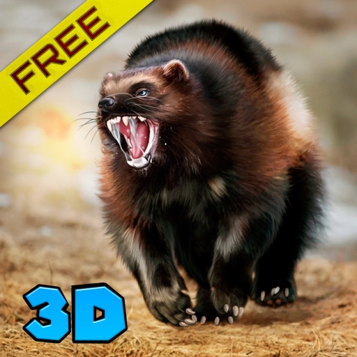 Wild Wolverine Simulator 3D icon