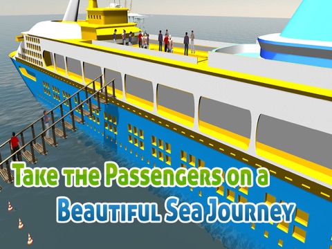 Screenshot #4 pour Cruise Ship Simulator 3D - Voile méga bateau sur la mer pour ramasser et déposer des passagers de l'île