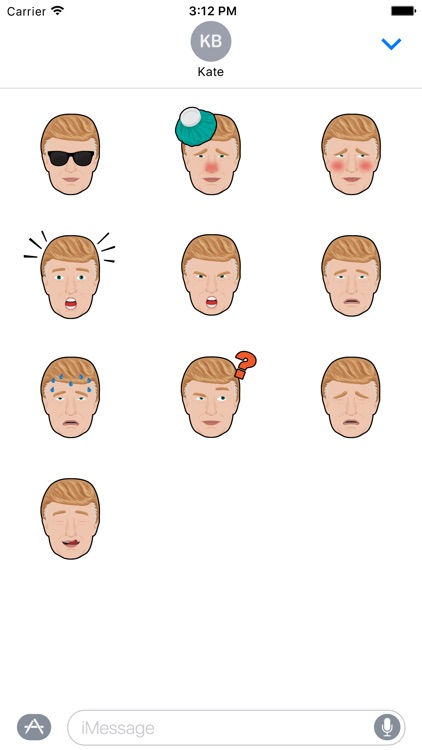 Hillary vs Trump - Stickers for iMessage screenshot-3