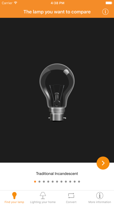Screenshot #1 pour Light Bulb Saver
