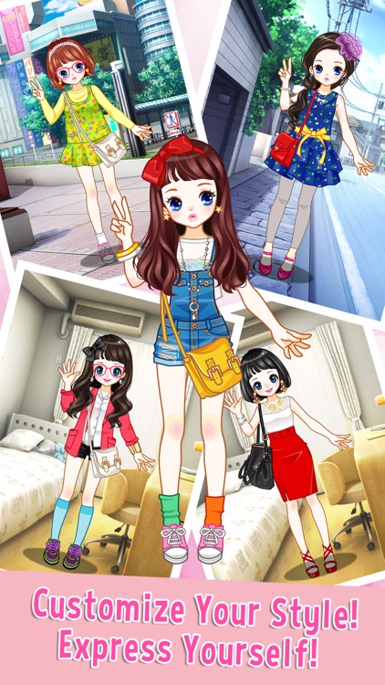 Pop Star Dress Up Kawaii Anime Girl Salon