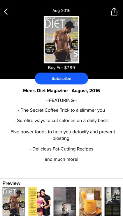 Men’s Diet Magazine