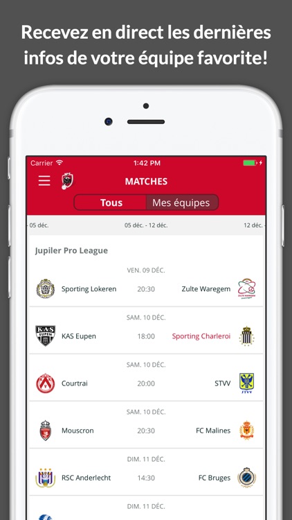 Jupiler Pro League - official app screenshot-4